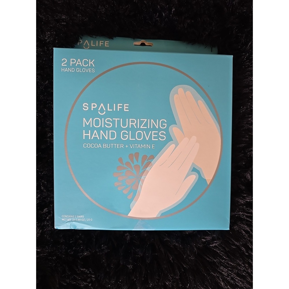 SpaLife Moisturizing Hand Gloves Cocoa Butter & Vitamin E‎ - 2 Pack( 2 Pairs)
